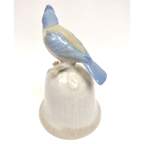 Vintage Blue Jay Collectible Ceramic Bell by Price Products - Picture 6 of 7